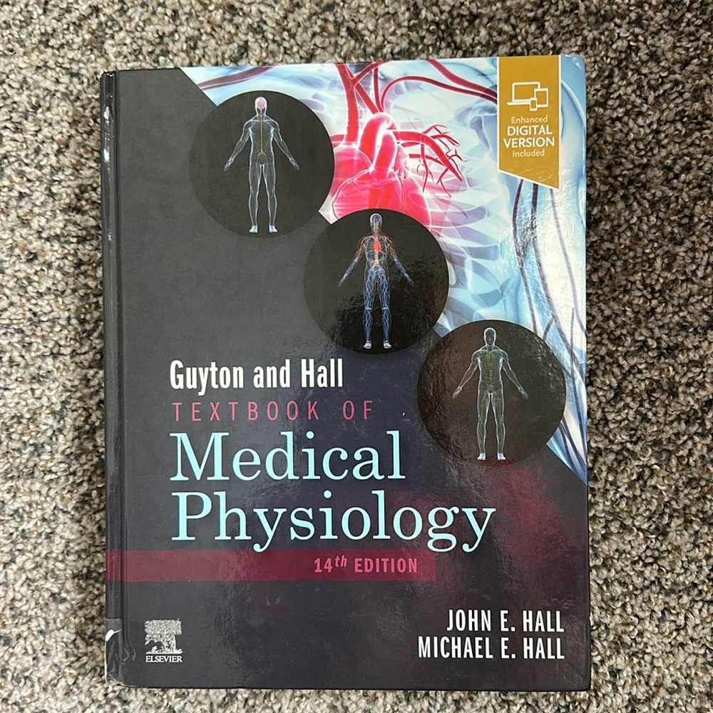 Guyton and Hall 
Textbook of Medical Physiology 14th edition